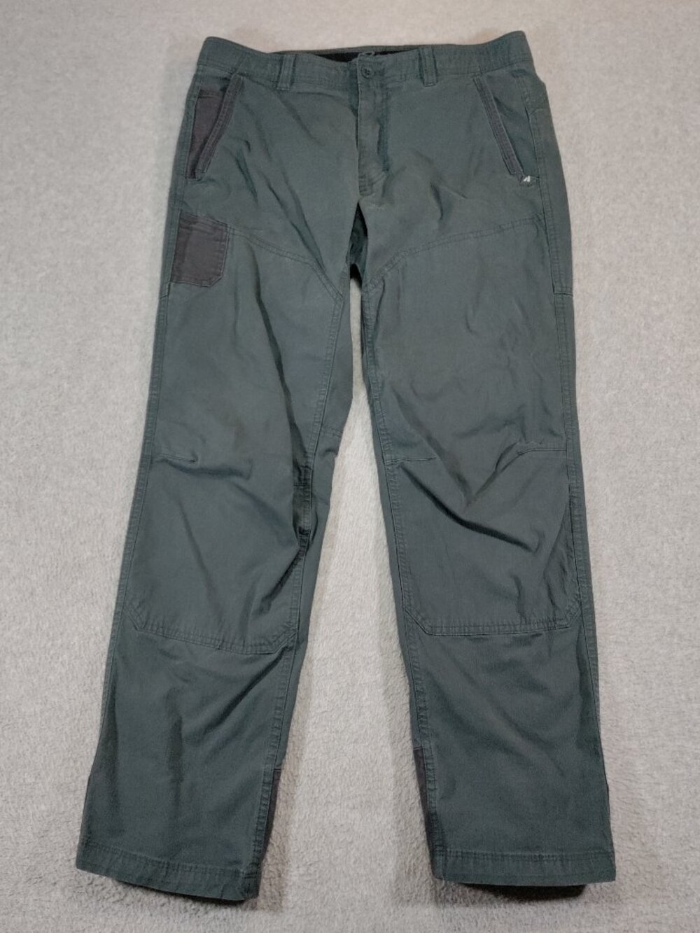 Eddie Bauer First Ascent Pants Mens 33x32 34x30 Teal Gray Hiking